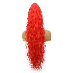 KooKaStyle Wavy Claw Ponytail Extension 18/30 Inch Curly Synthetic Hairpiece for Women