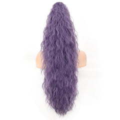 KooKaStyle Wavy Claw Ponytail Extension 18/30 Inch Curly Synthetic Hairpiece for Women