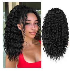 KooKaStyle Curly Ponytail Extension | Fluffy Drawstring Clip-in Hairpiece for Women