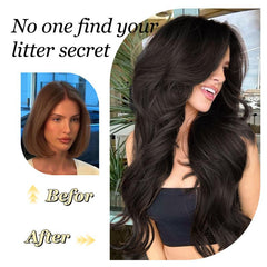 KooKaStyle 13x6 Lace Front Wig | 26 Inch Long Body Wave Synthetic Wig, Pre-Plucked with Baby Hair, Natural Look for Daily Wear