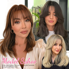 KooKaStyle Layered Hair Topper | 18 Inch Synthetic Invisible Hairpiece for Women