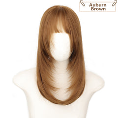 KooKaStyle Layered Hair Topper | 18 Inch Synthetic Invisible Hairpiece for Women