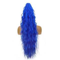 KooKaStyle Wavy Claw Ponytail Extension 18/30 Inch Curly Synthetic Hairpiece for Women